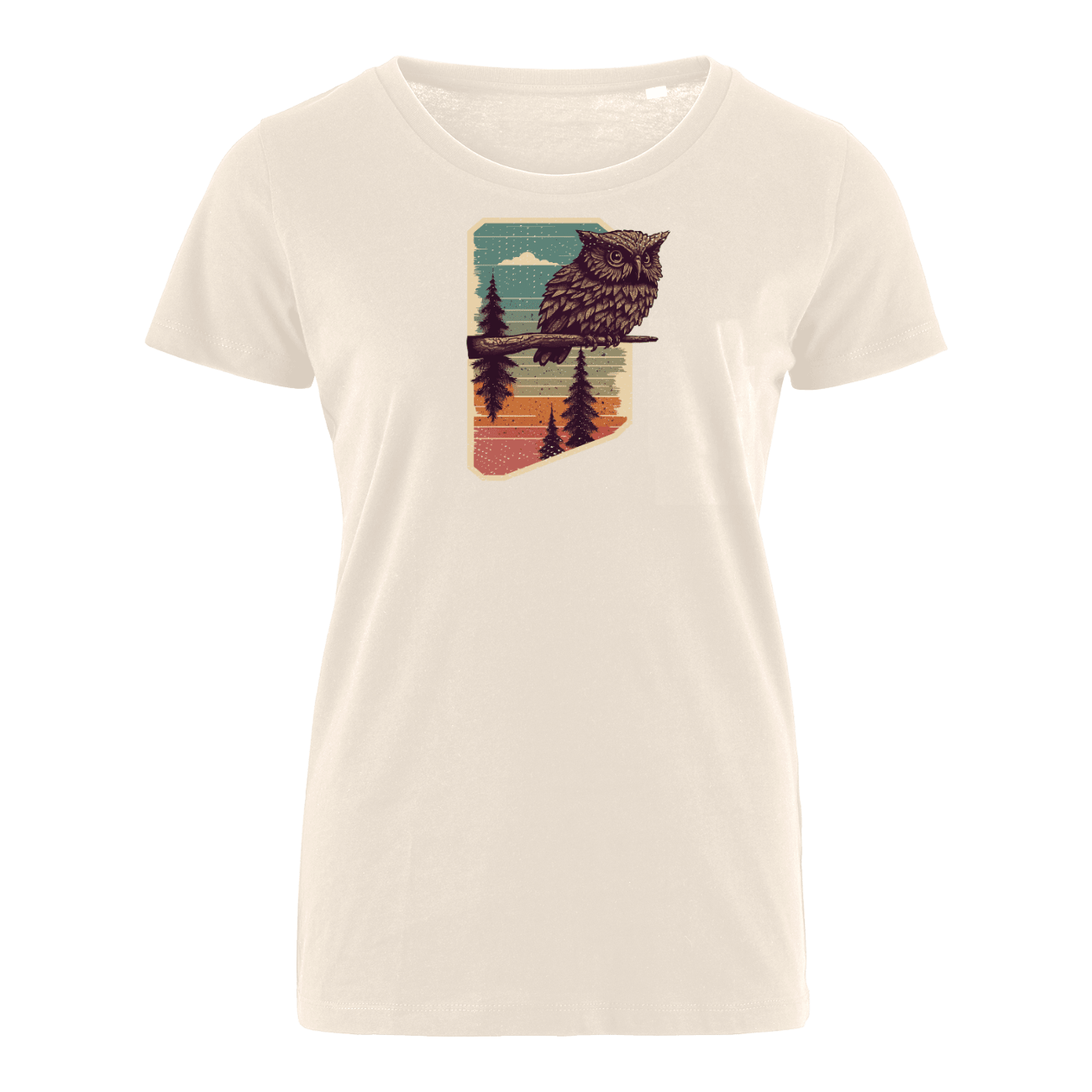 Wald Logo - Bio Damen Shirt