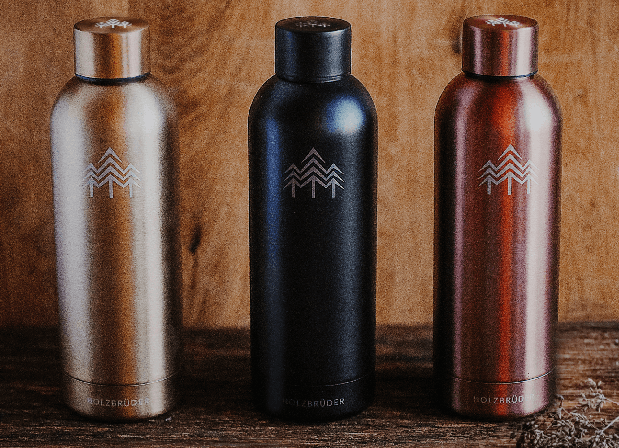 Baum Logo - Thermo-Trinkflasche (🌲)