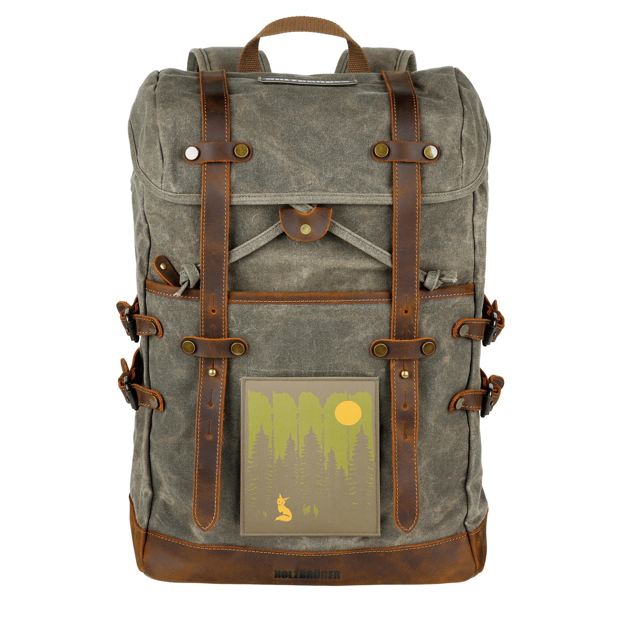 BIG PATCH Fuchs Im Wald (olivgrau)