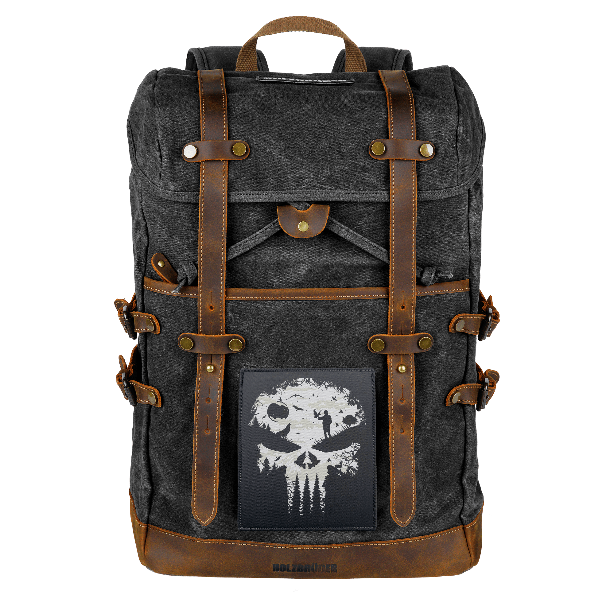 BIG PATCH Nature Skull (schwarzblau)