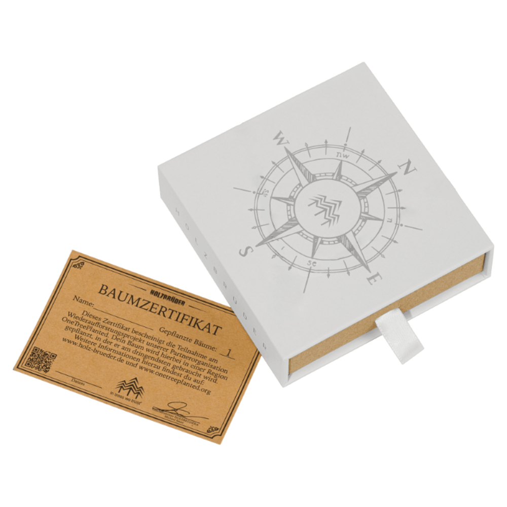 HOLZBRÜDER Armband Edelstahl Khaki (🌲 )