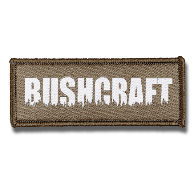 SMALL PATCH Bushcraft (olivgrau)