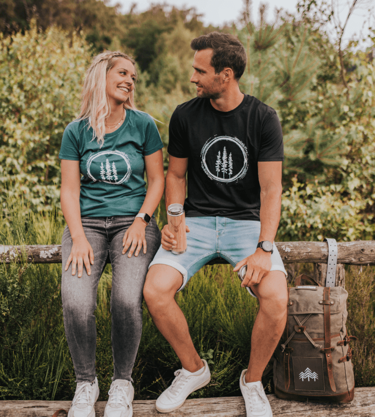 Fichten Kreis - Bio Herren Shirt