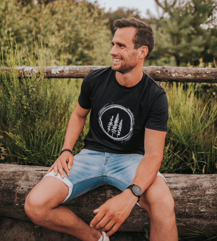 Fichten Kreis - Bio Herren Shirt