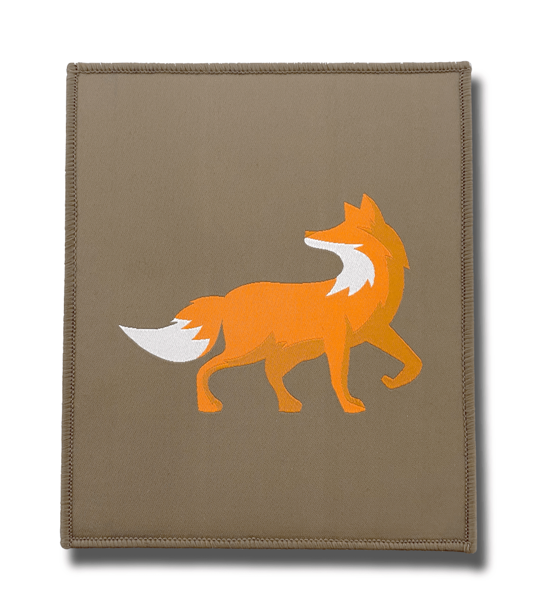 BIG PATCH Fuchs (olivgrau)