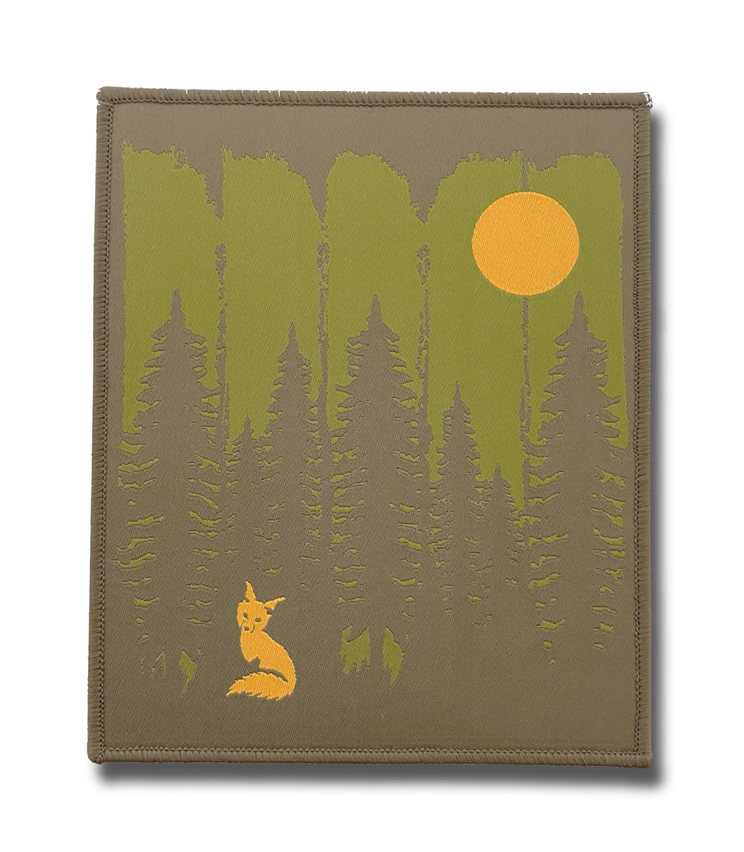 BIG PATCH Fuchs Im Wald (olivgrau)