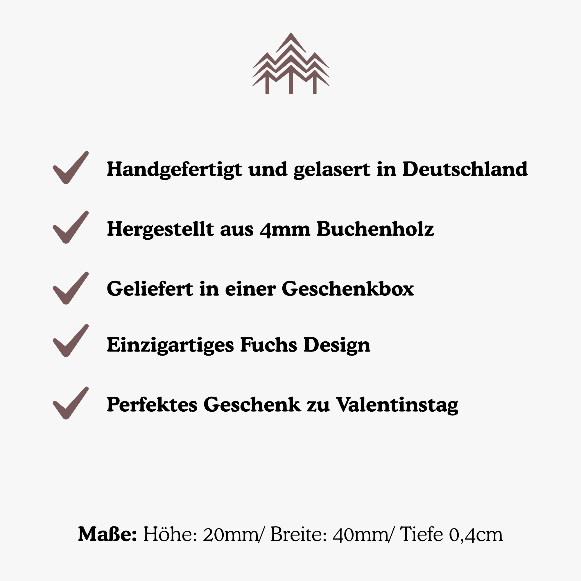 Fuchs Partner - Schlüsselanhänger (2 Anhänger)