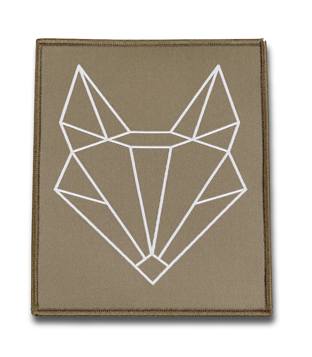 BIG PATCH Geo Fuchs (olivgrau)