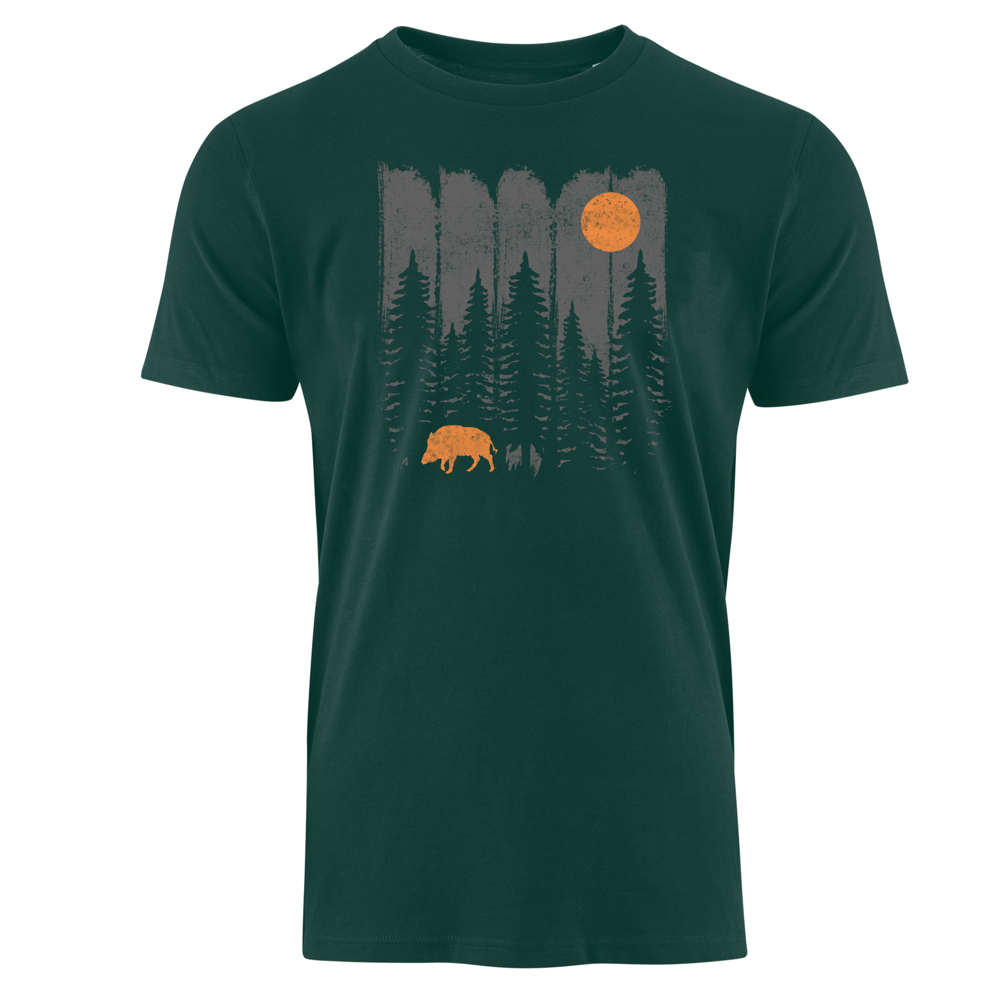 WILDSCHWEIN IM WALD - Bio Herren Shirt