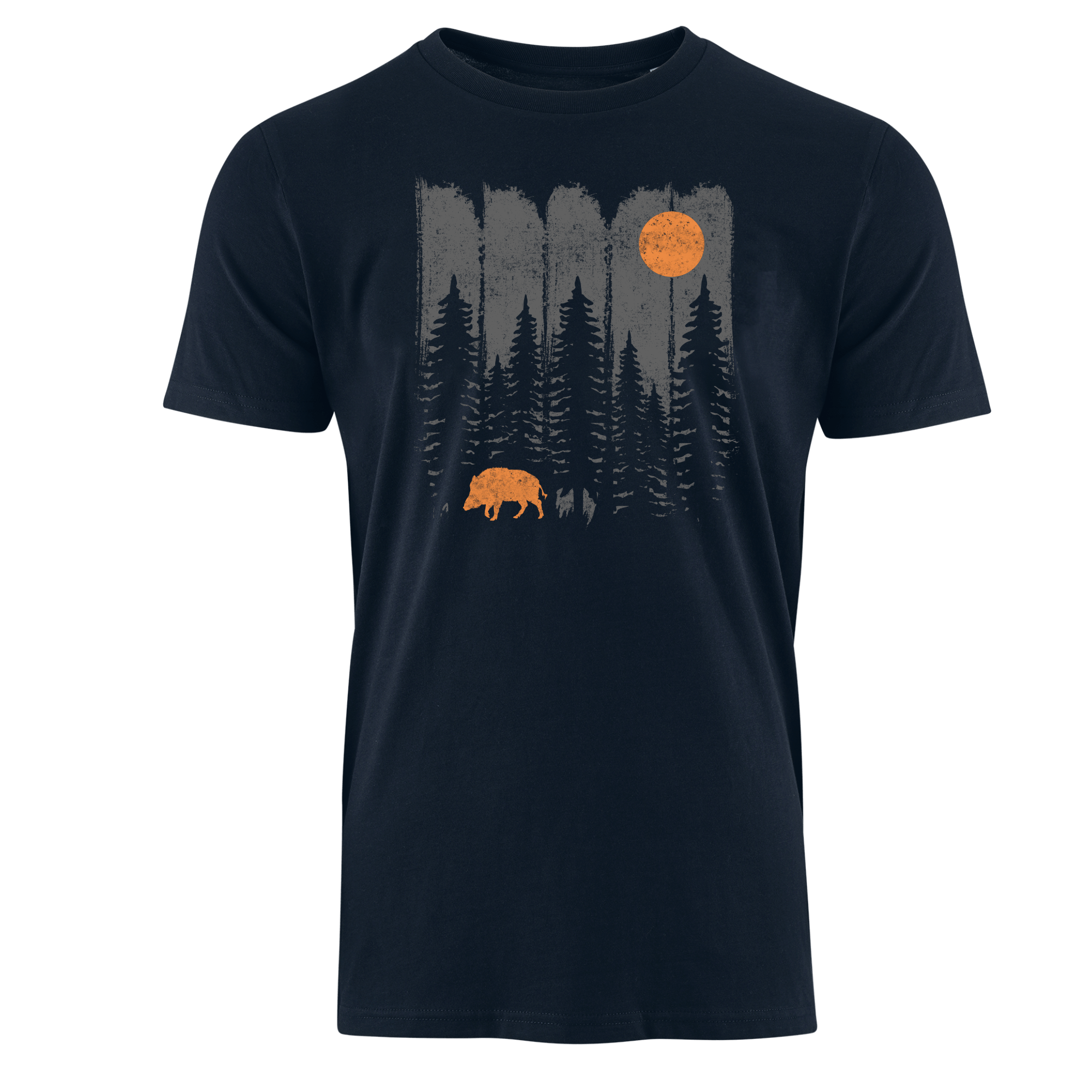 WILDSCHWEIN IM WALD - Bio Herren Shirt