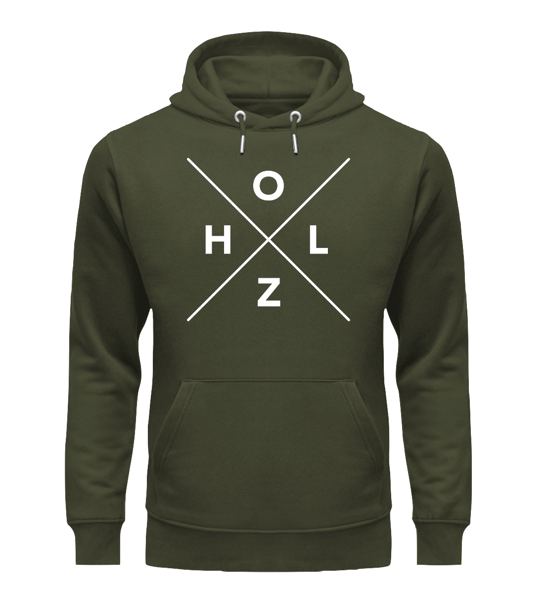HOLZ KREUZ - Bio Unisex Hoodie (PREMIUM)