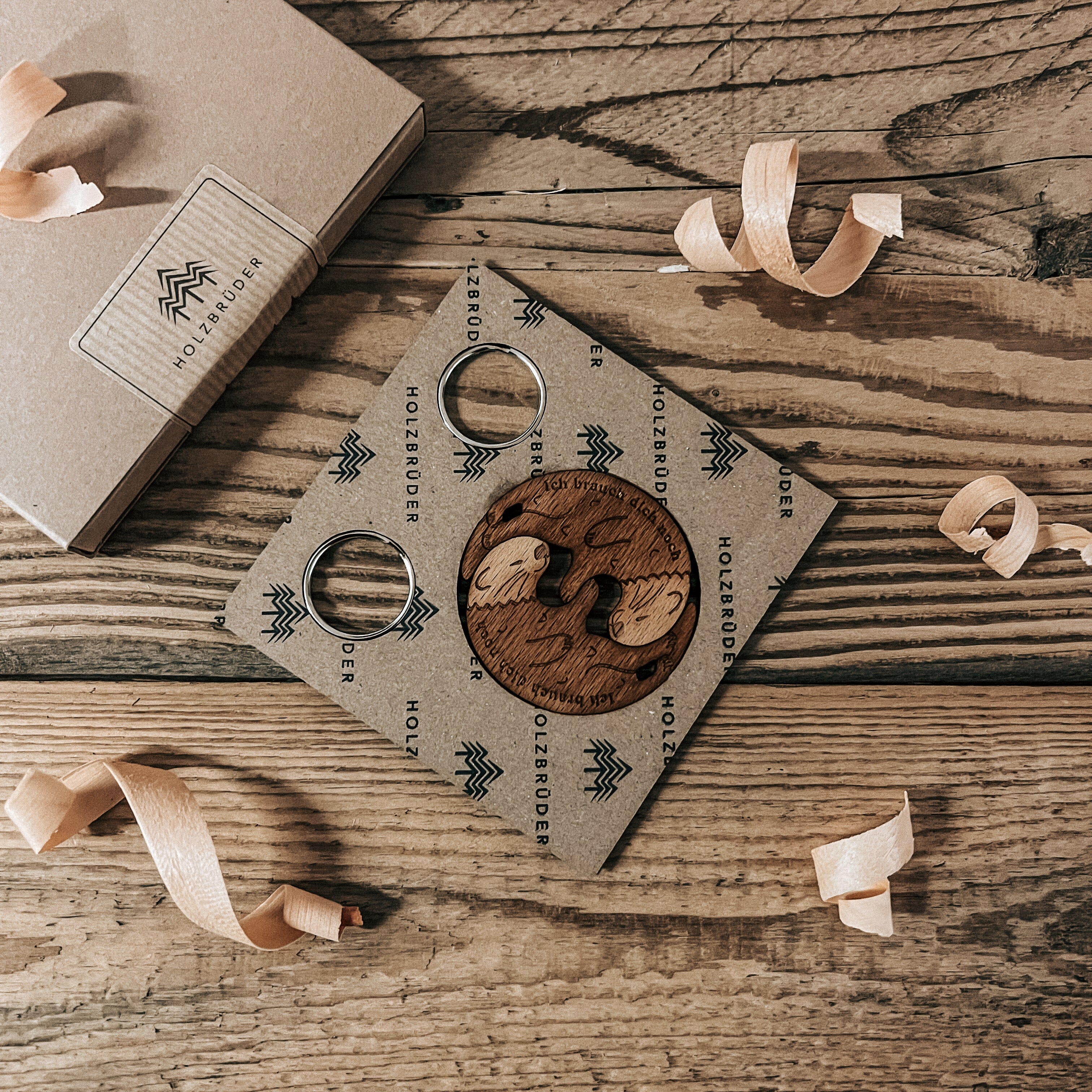 Otter Partner - Schlüsselanhänger (2 Anhänger)