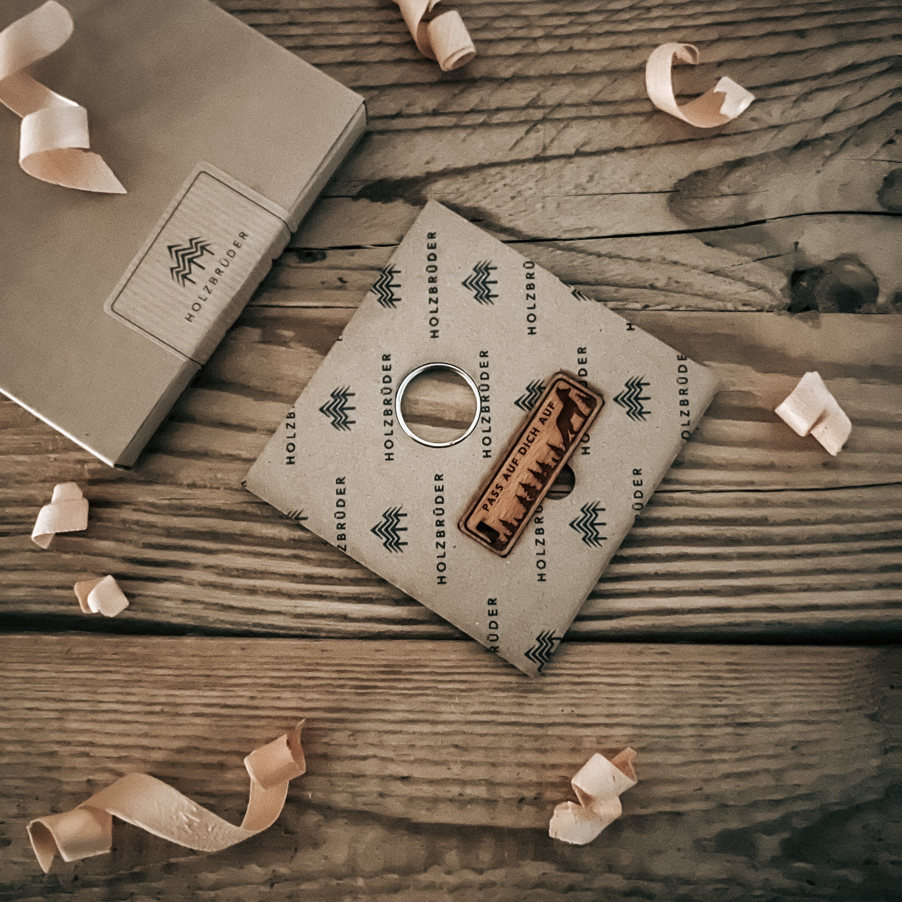 Pass Auf Dich Auf - Fuchs Im Wald Schlüsselanhänger