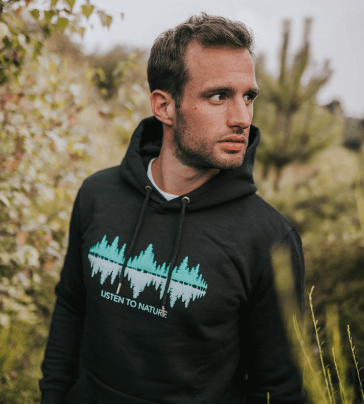 LISTEN TO NATURE - Bio Unisex Hoodie (PREMIUM)