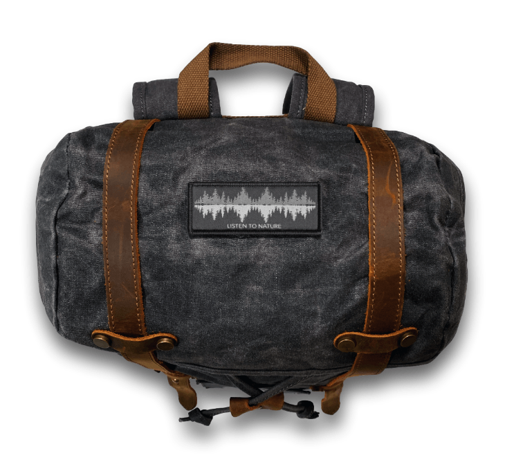 SMALL PATCH Listen To Nature Weiss (schwarzblau)