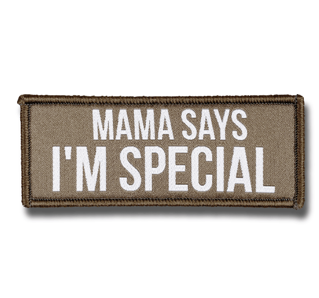 SMALL PATCH I'm special (olivgrau)