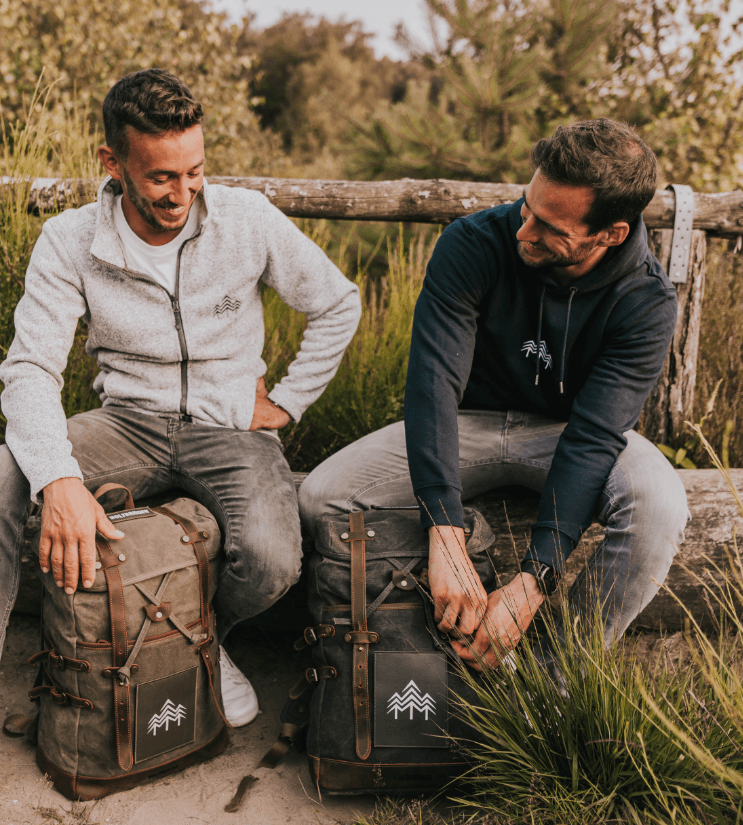 Rucksack mit Patch (🌲)