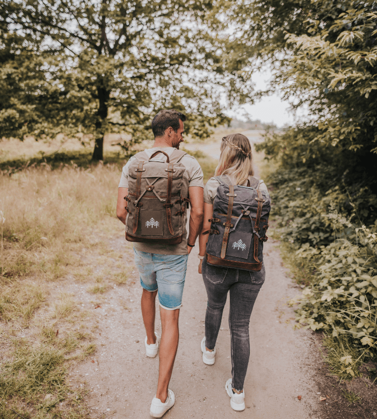 Rucksack mit Patch (🌲)