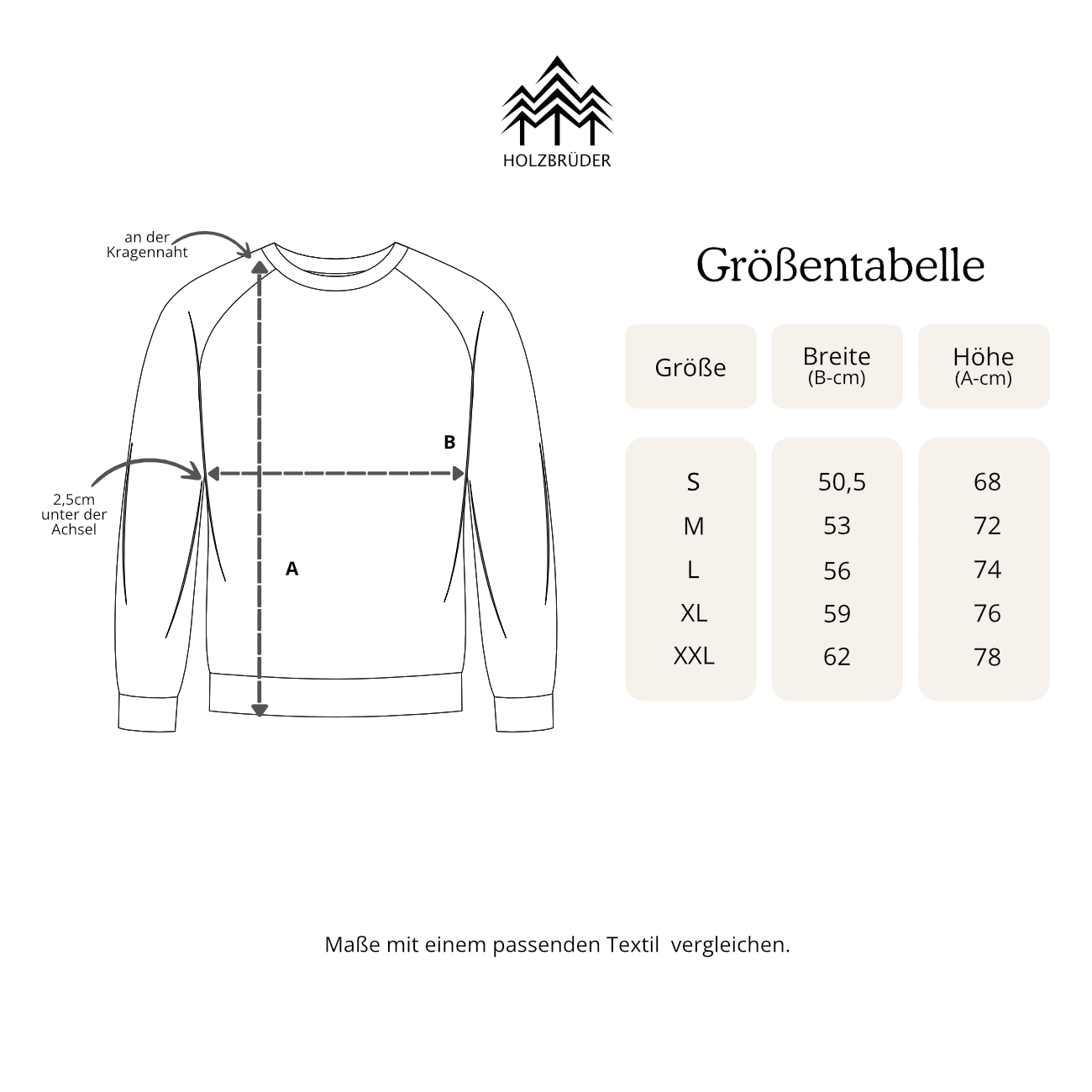HIRSCH IM WALD - Bio Unisex Sweatshirt