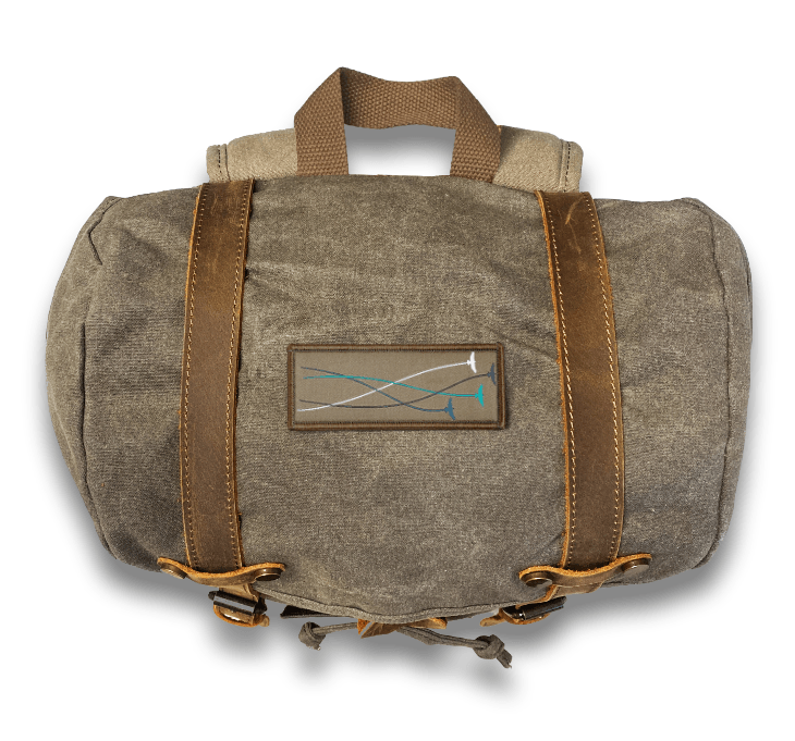 SMALL PATCH Vogel Spur (olivgrau)