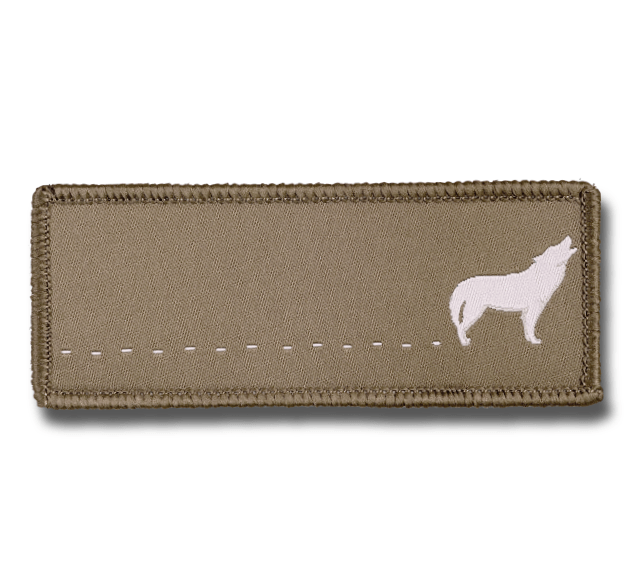 SMALL PATCH Wolf Spur (olivgrau)