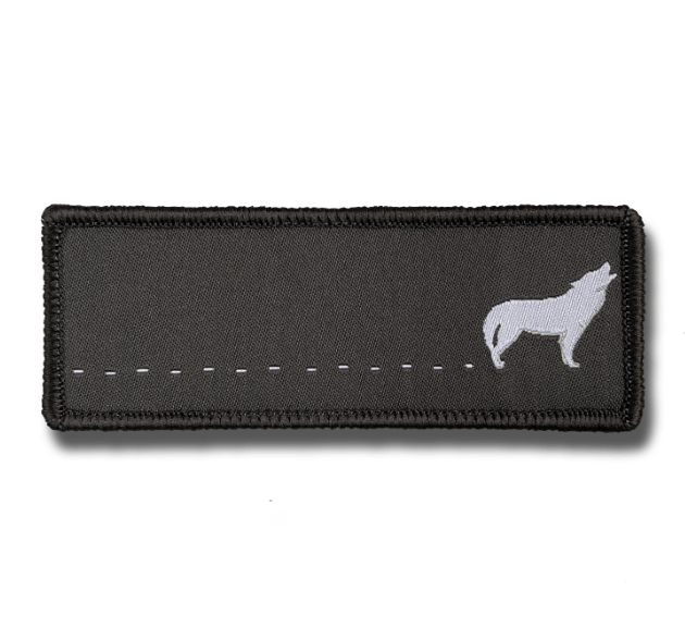 SMALL PATCH Wolf Spur (schwarzblau)