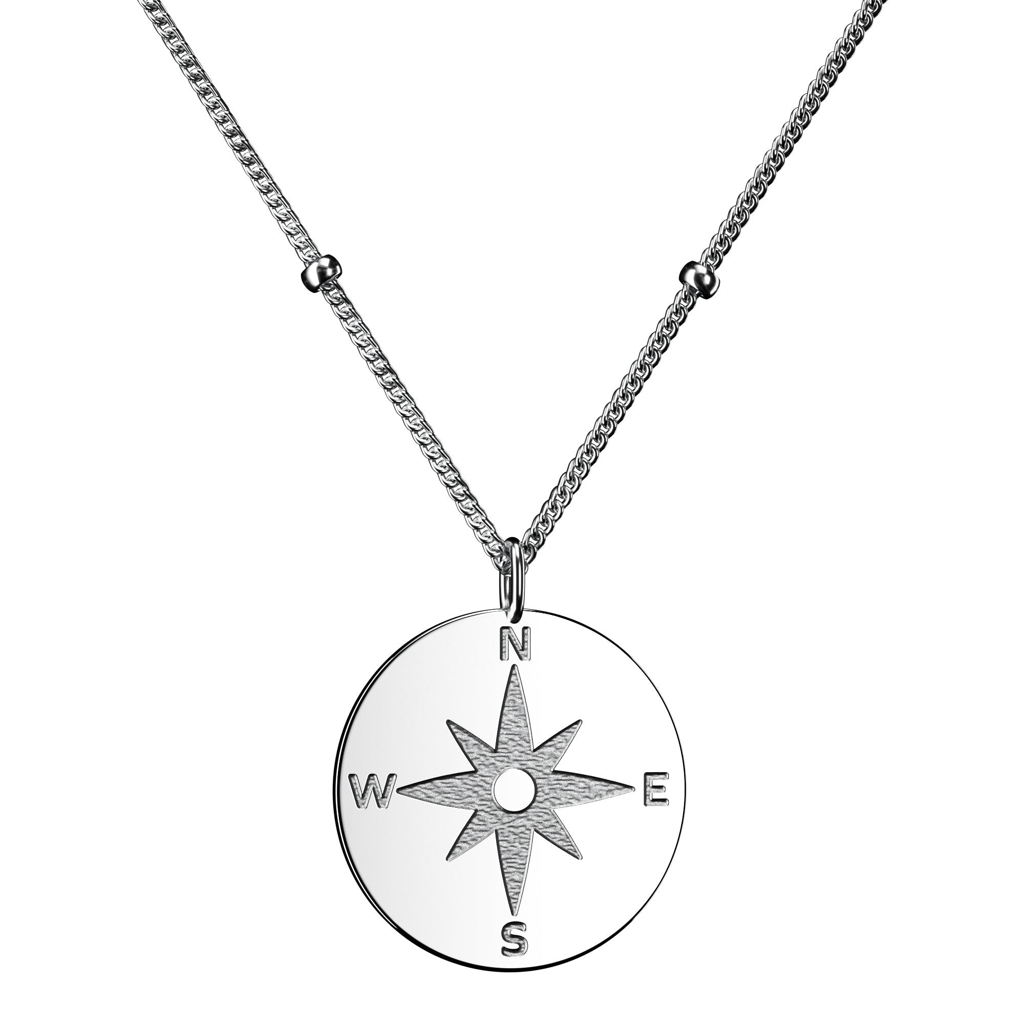 Kompass Halskette (🌲)