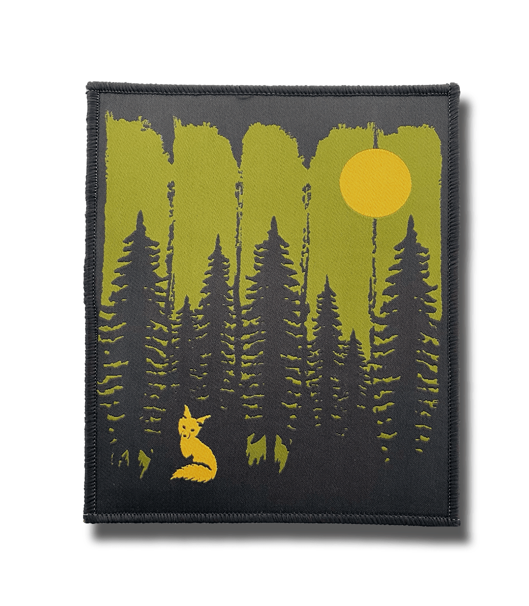 BIG PATCH Fuchs Im Wald (schwarzblau)