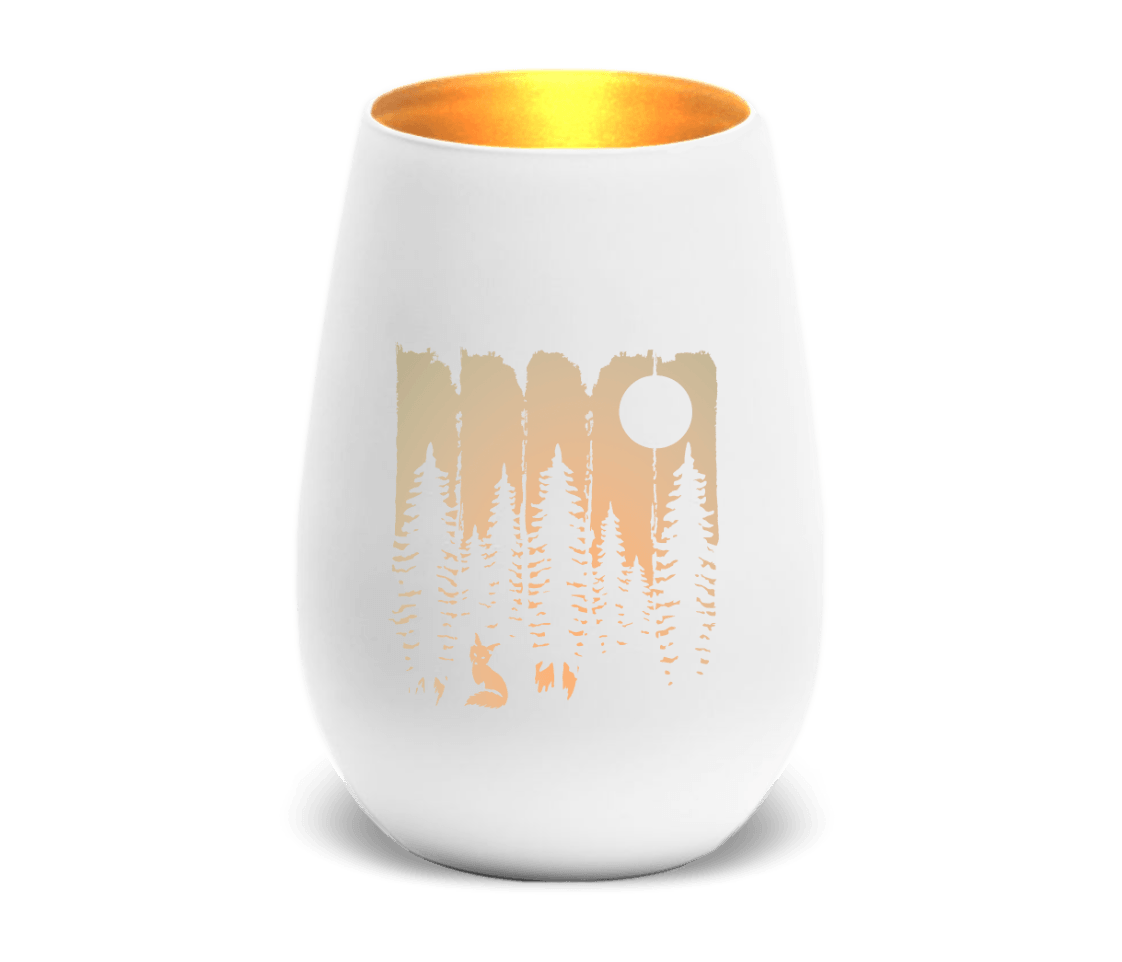 Windlicht Fuchs Im Wald