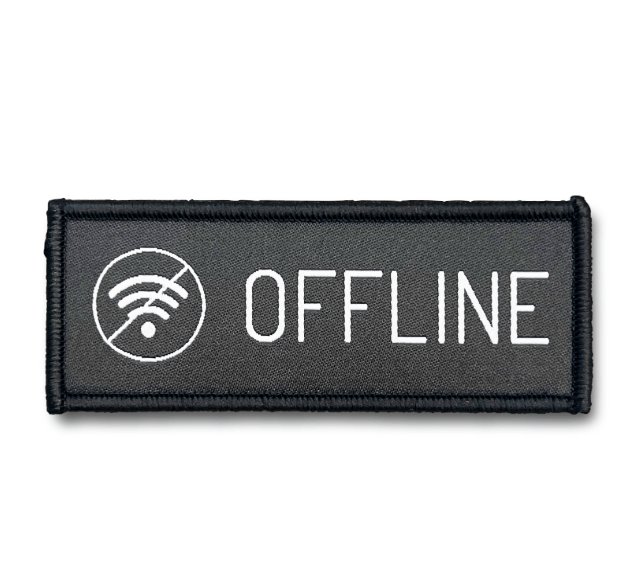 SMALL PATCH Offline (schwarzblau)