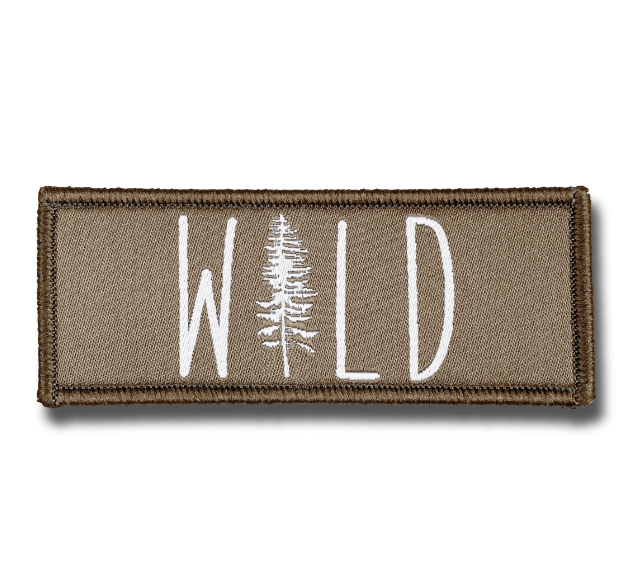 SMALL PATCH WILD (olivgrau)