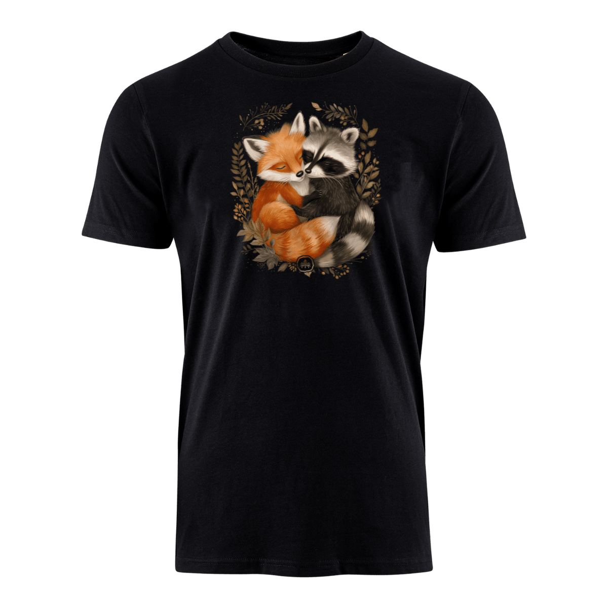 Waschbär und Fuchs  - Bio Herren Shirt