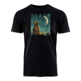 Waschbär bei Nacht - Bio Herren Shirt
