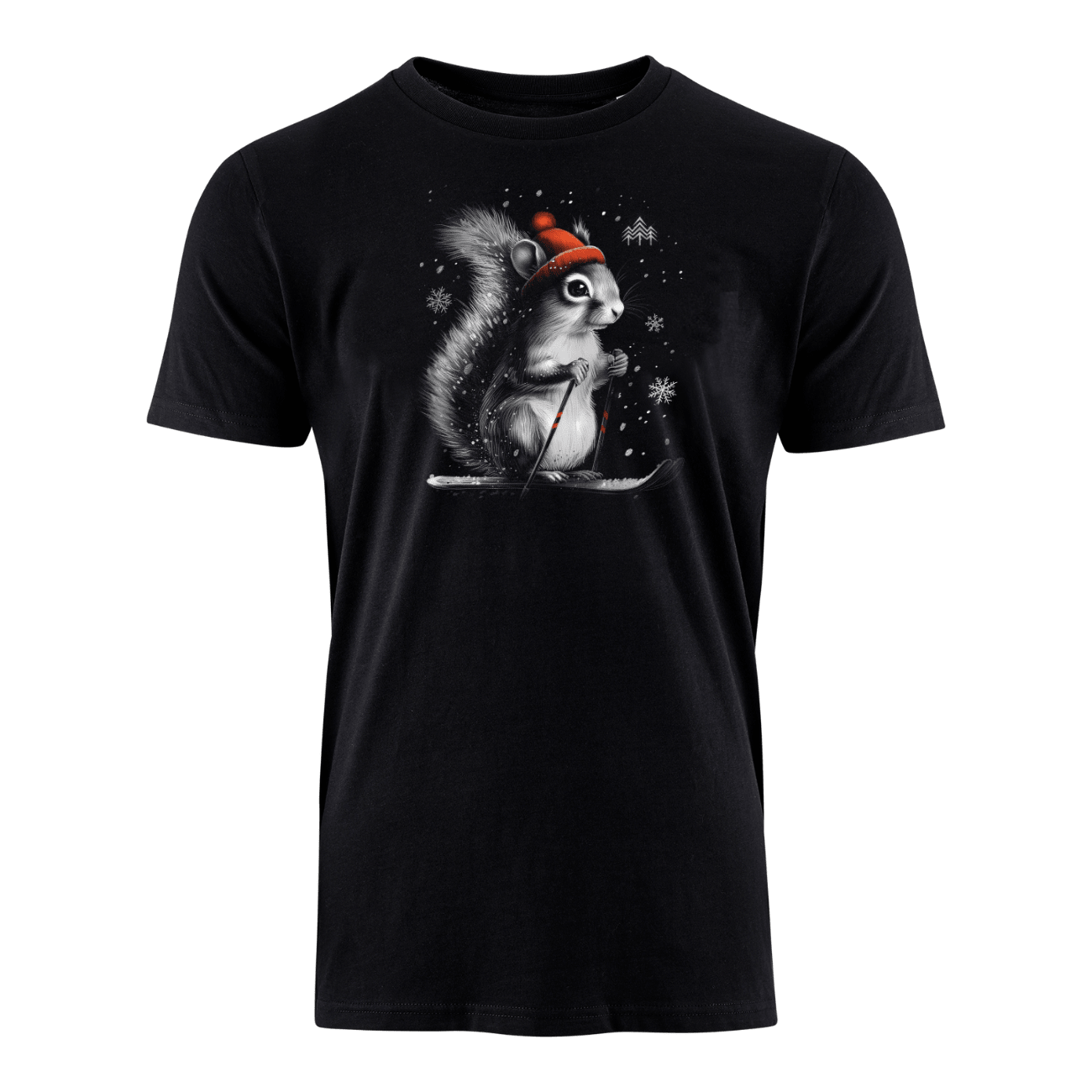 Skihörnchen - Bio Herren Shirt