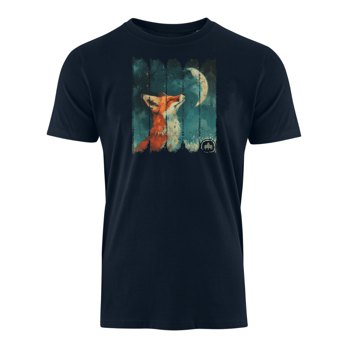 Fuchs bei Nacht - Bio Herren Shirt