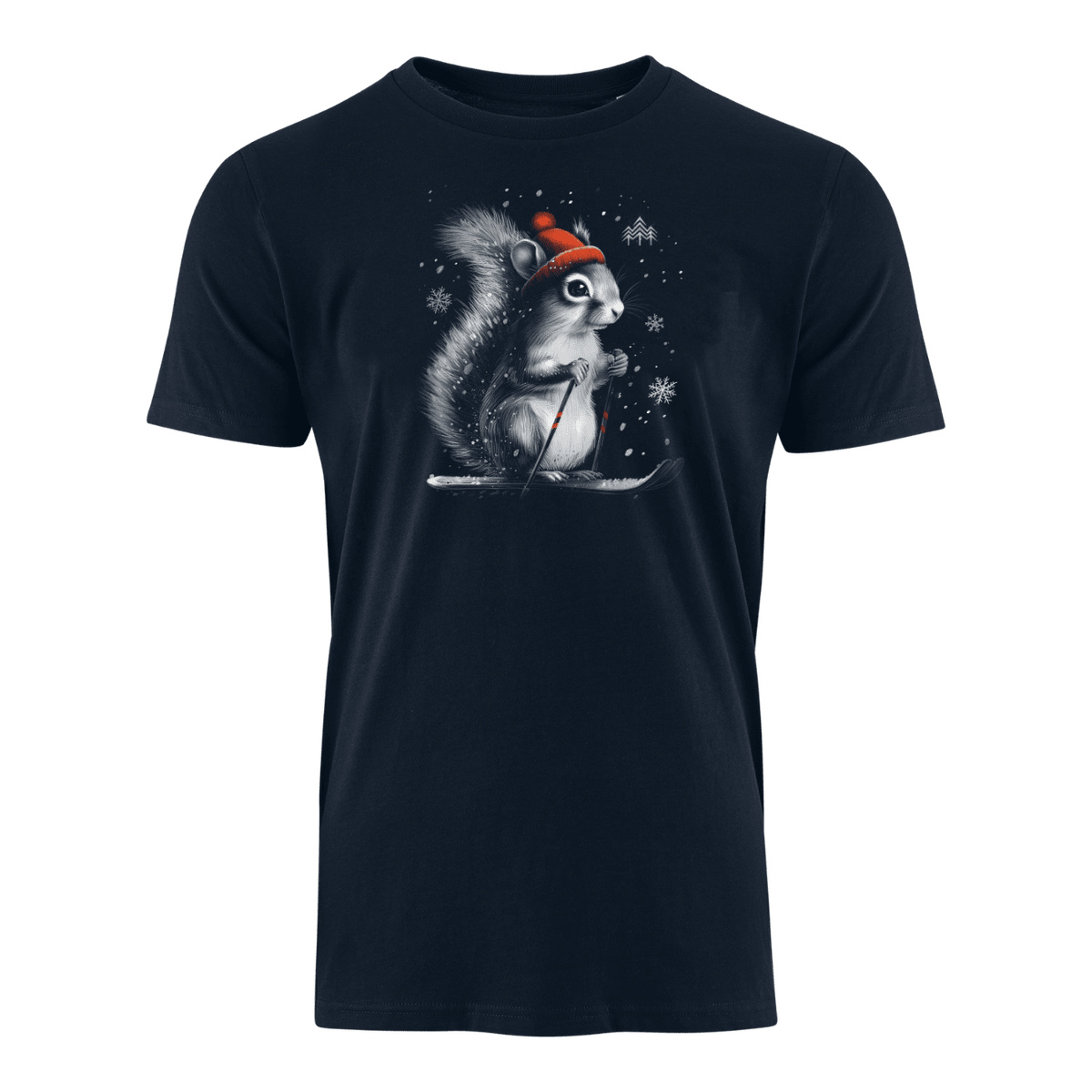 Skihörnchen - Bio Herren Shirt