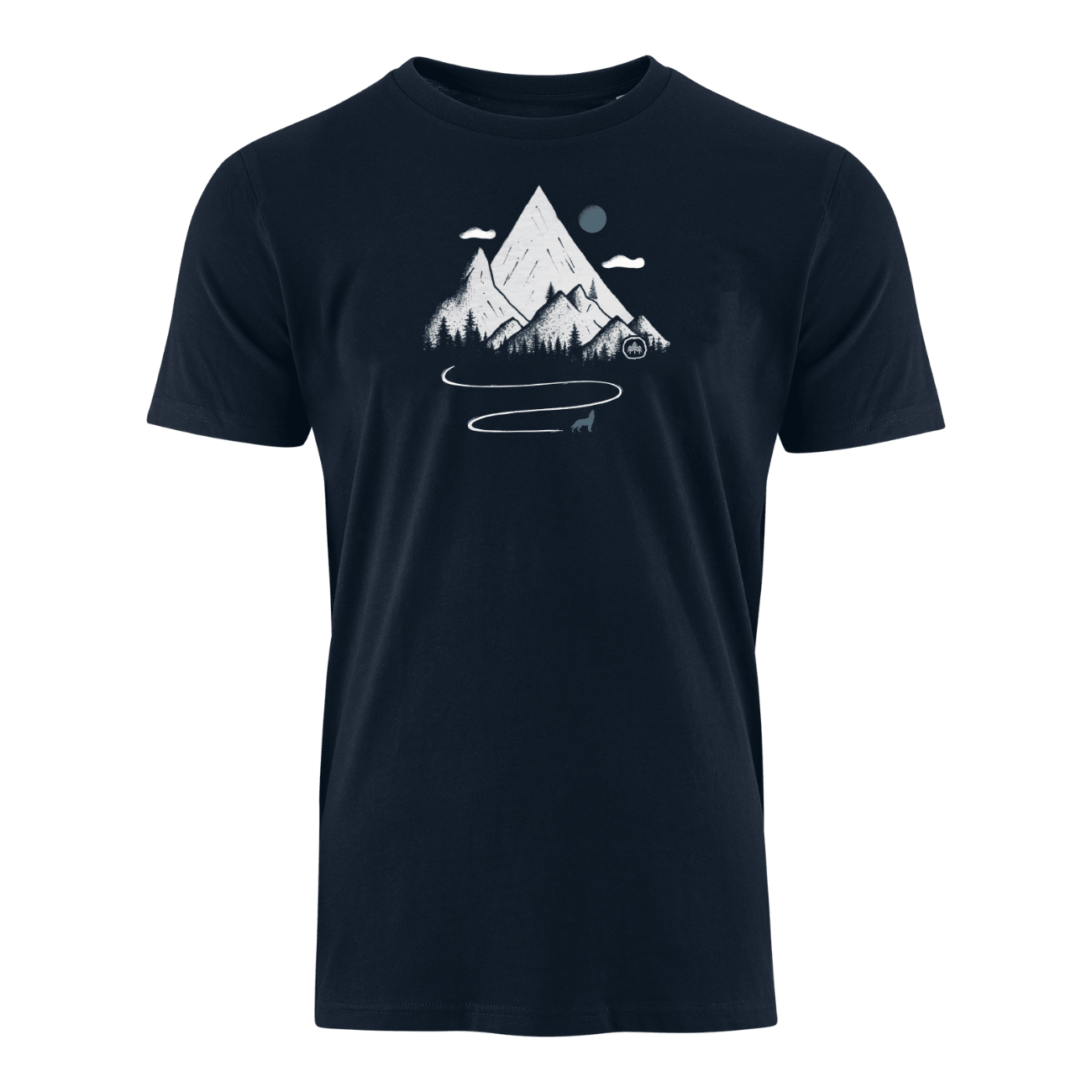 Wolf Route  - Bio Herren Shirt
