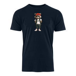 Waschbär Milo - Bio Herren Shirt
