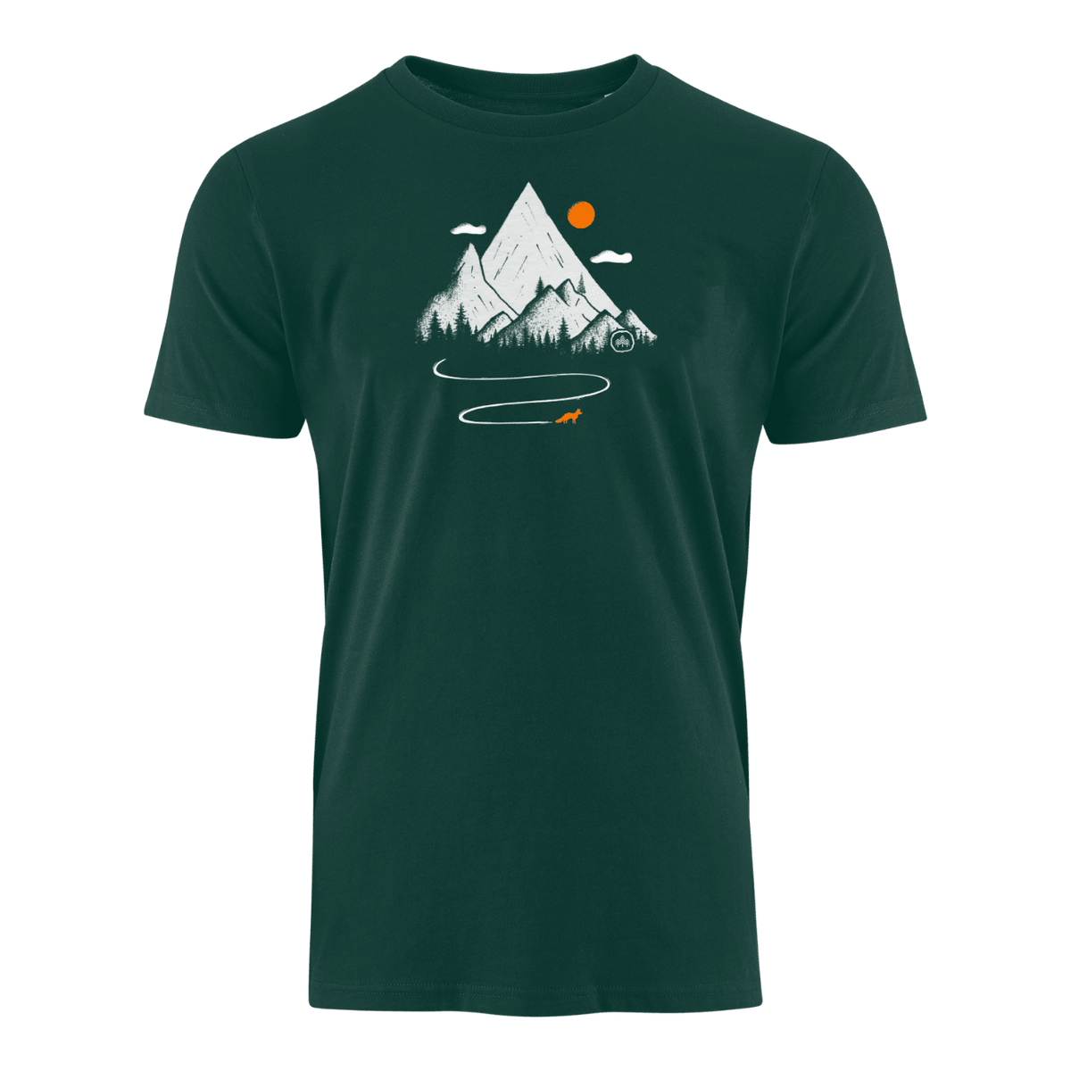 Fuchs Route - Bio Herren Shirt
