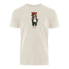 Waschbär Milo - Bio Herren Shirt