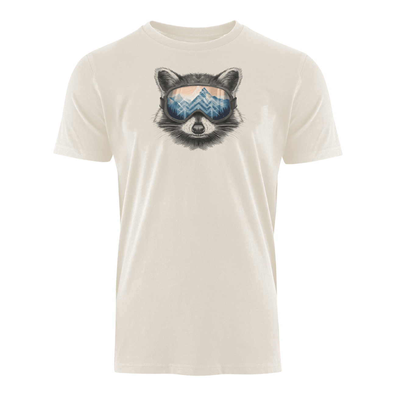 Ski Raccoon - Bio Herren Shirt