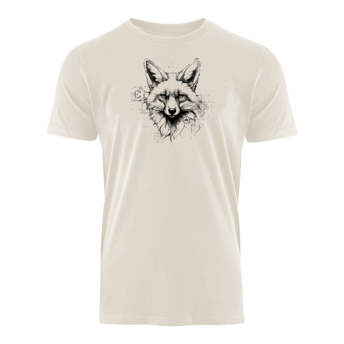 Fuchs Skizze - Bio Herren Shirt