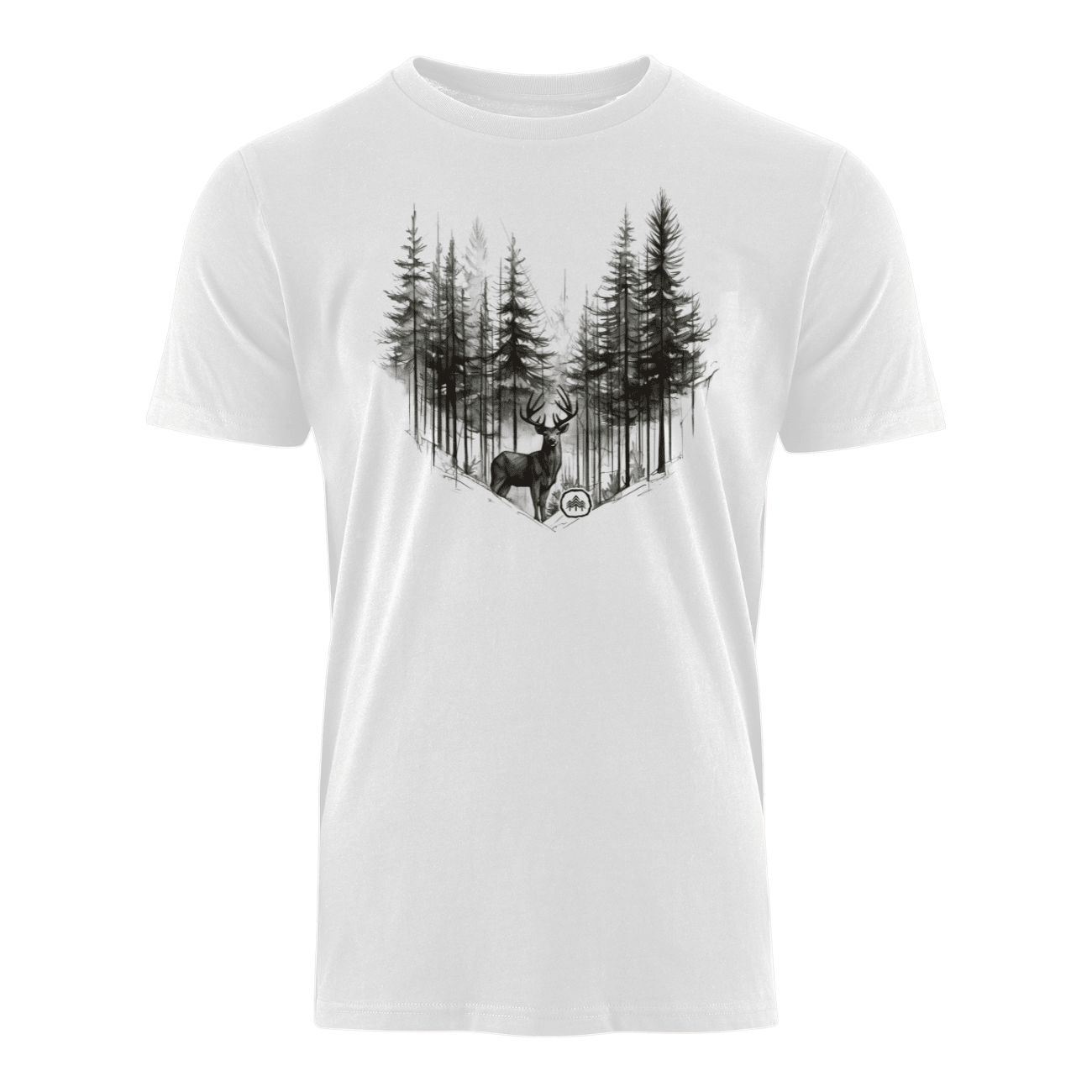 Nebelhirsch - Bio Herren Shirt