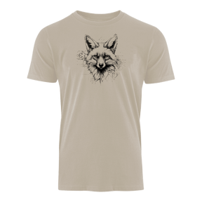 Fuchs Skizze - Bio Herren Shirt