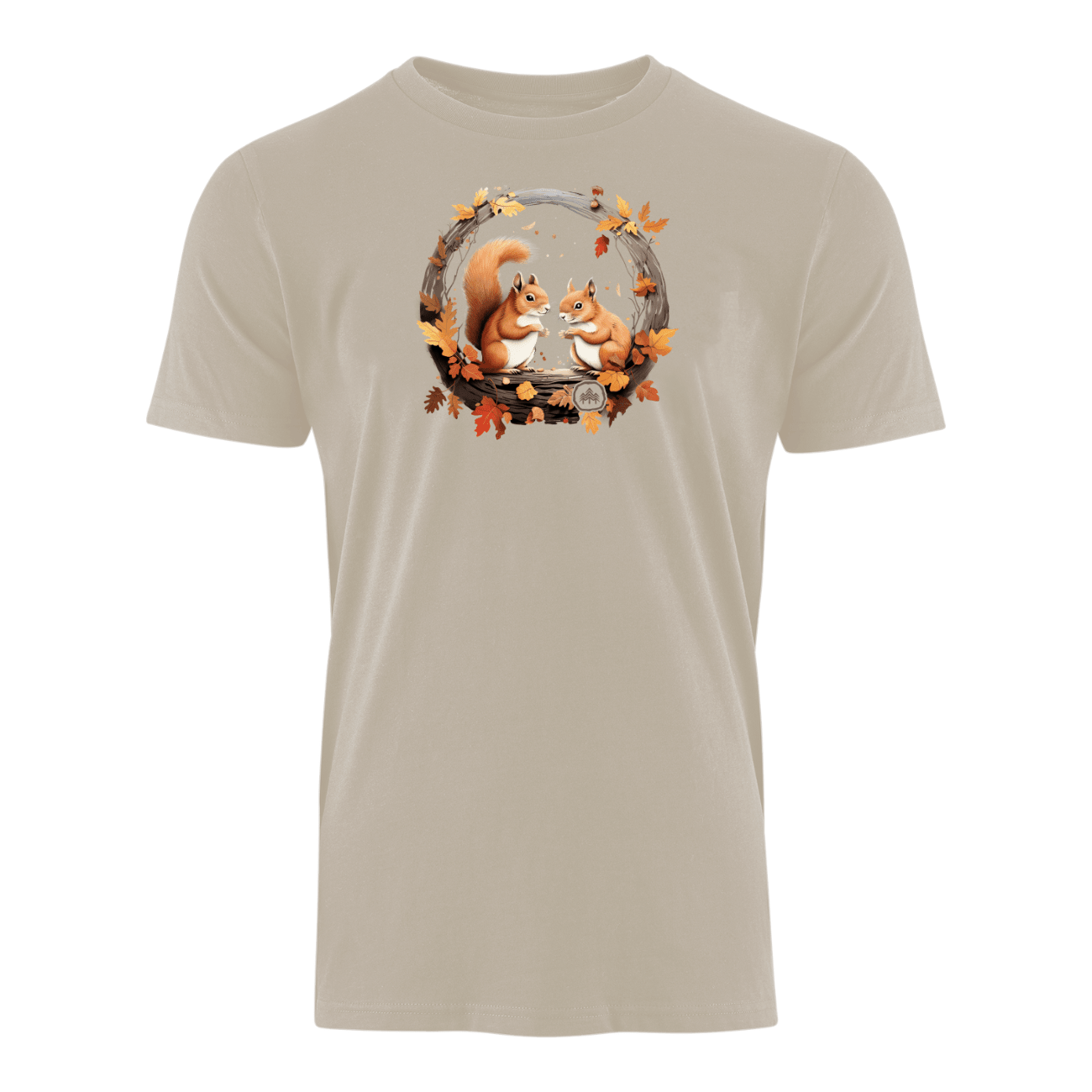 zwei Eichhörnchen - Bio Herren Shirt