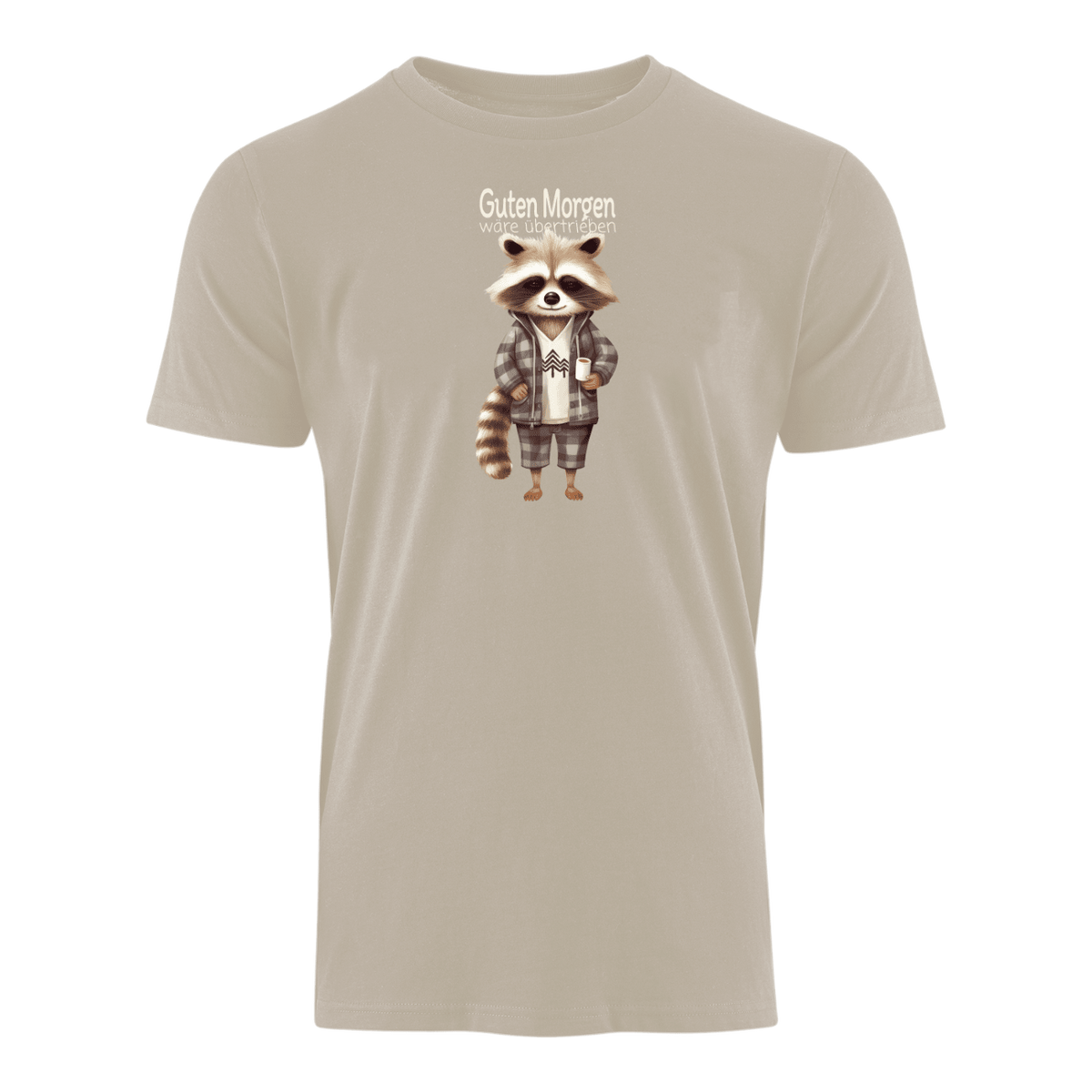 Guten Morgen Waschbär - Bio Herren Shirt
