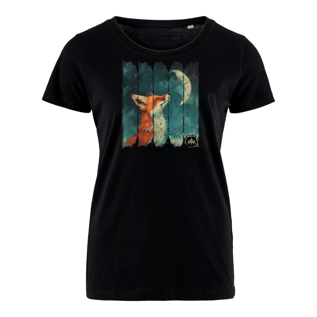 Fuchs bei Nacht - Bio Damen Shirt