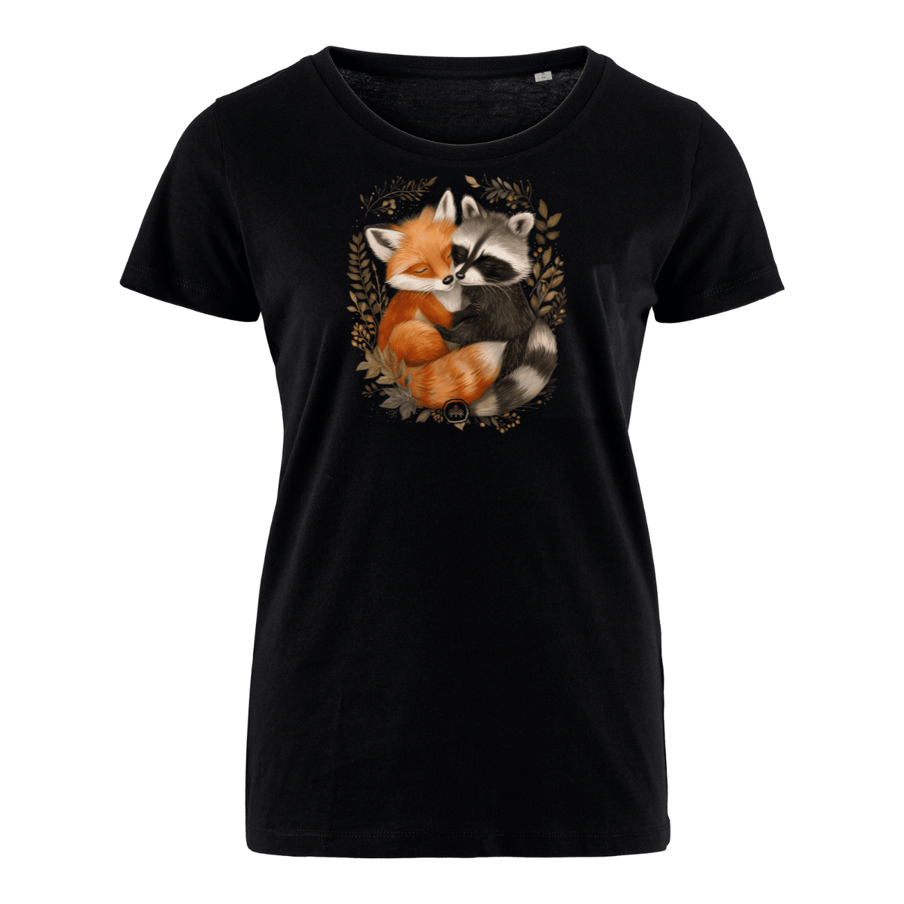 Waschbär und Fuchs - Bio Damen Shirt