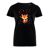Fuchs im Regen  - Bio Damen Shirt