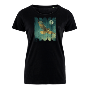 Adler bei Nacht - Bio Damen Shirt